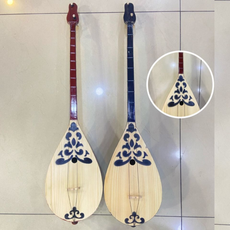 Musical Instrument Names - 80CM Dombra 2 String Kazakh Ethnic