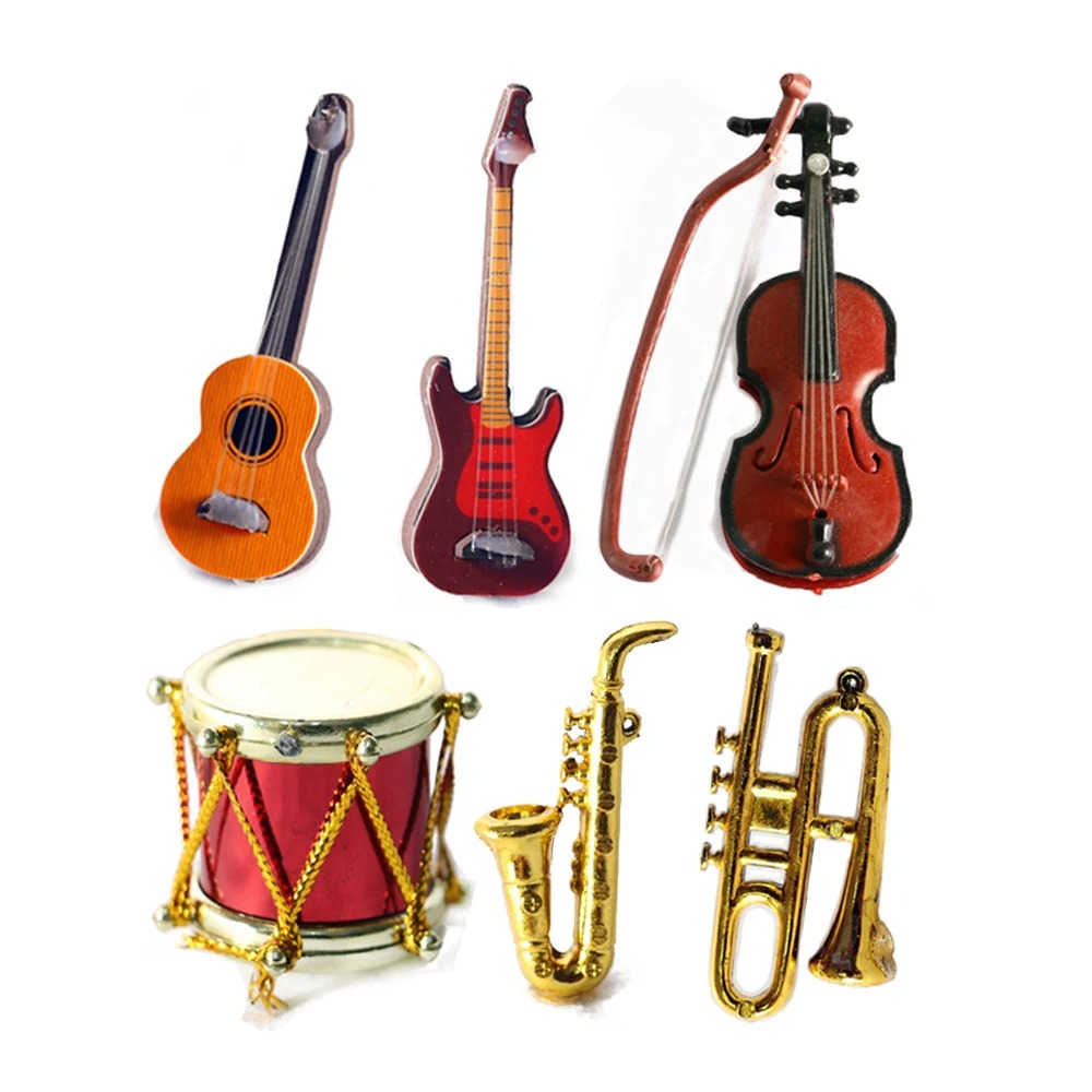 Musical Instrument Names - 1/12 Scale Doll Musical Instruments Dollhouse