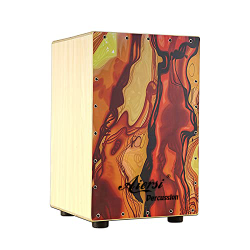 Musical Instrument Band - Colour Wood Hand Cajon Box Drum