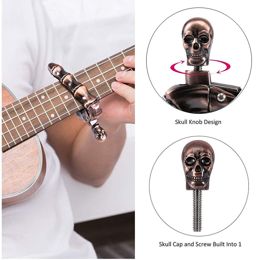 Guitar Capo Skull Capo for Aco - Musical Instrument Note recension och pris