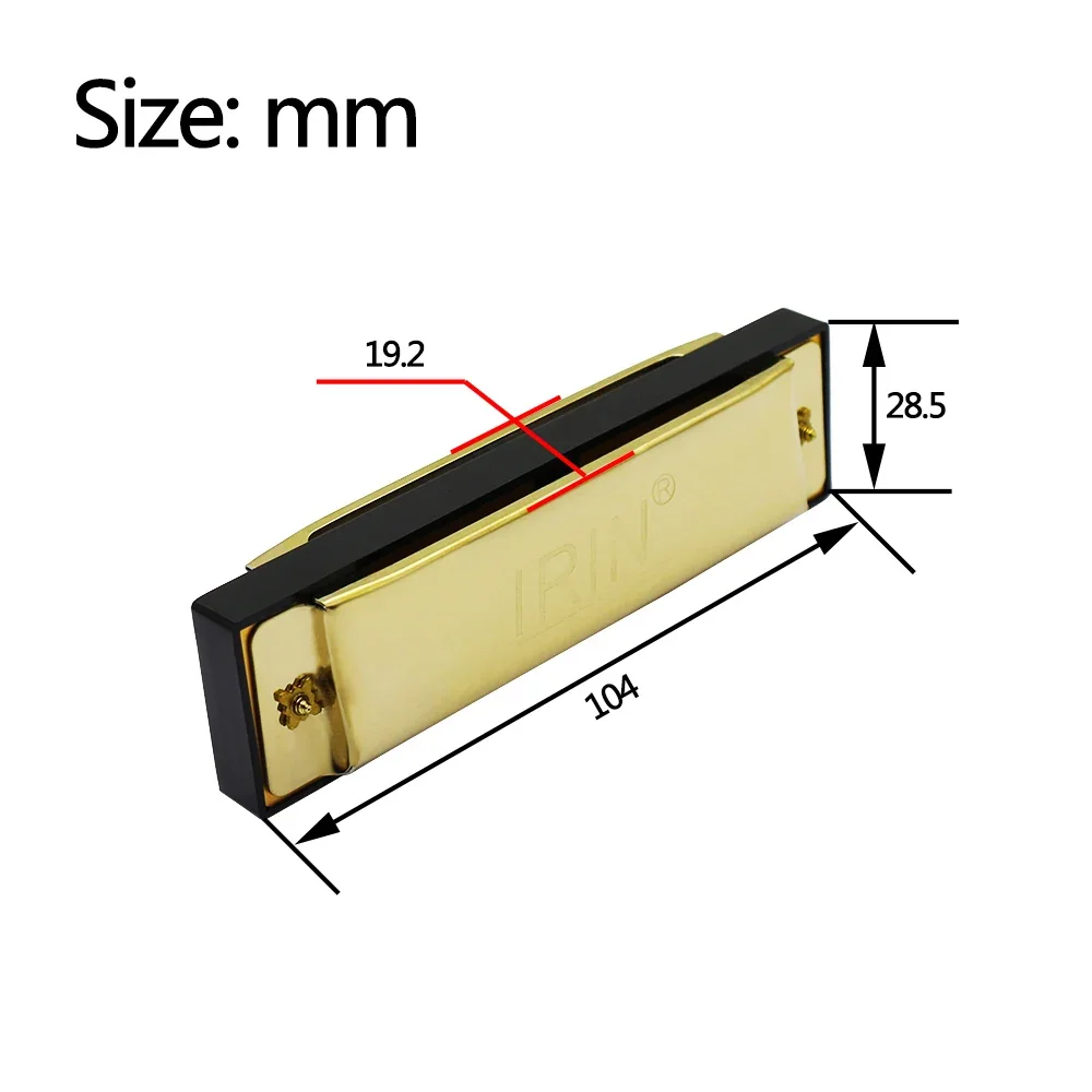 IRIN Harmonica 10 Hole 20 Tone - Musical Instrument Names recension och pris