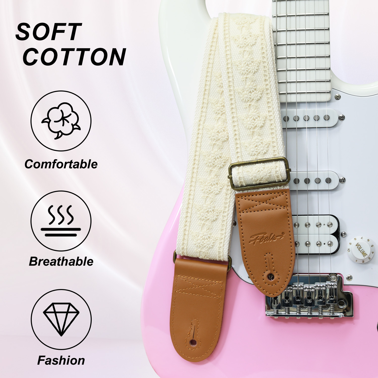 FOALS Guitar Straps Folk Bass  - Musical Instrument Note recension och pris