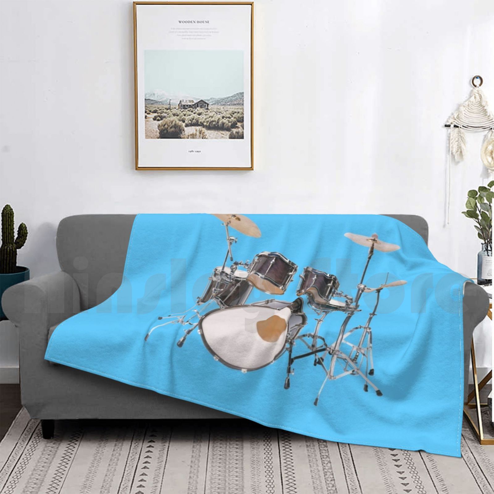 Drums Illustration Blanket Fas - Musical Instrument Images recension och pris