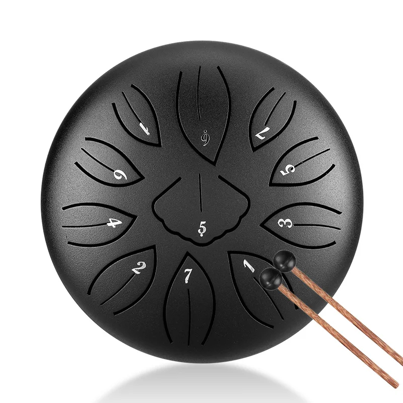 Hluru Steel Tongue Drum 6 Inch - Musical Instrument Note recension och pris