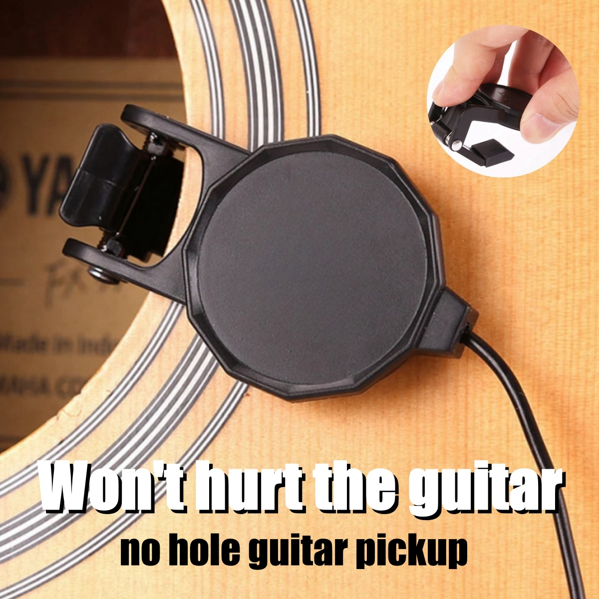 Audio Jack Clip On Pickup for  - Musical Instrument Note recension och pris