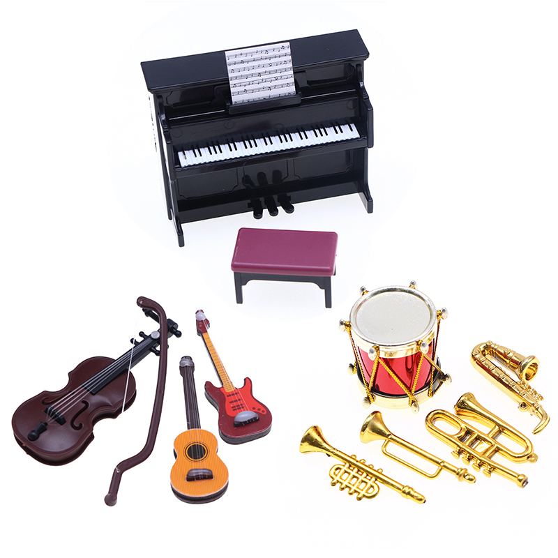 【M】1:12 Dollhouse Miniature Cl - Musical Instrument Names recension och pris