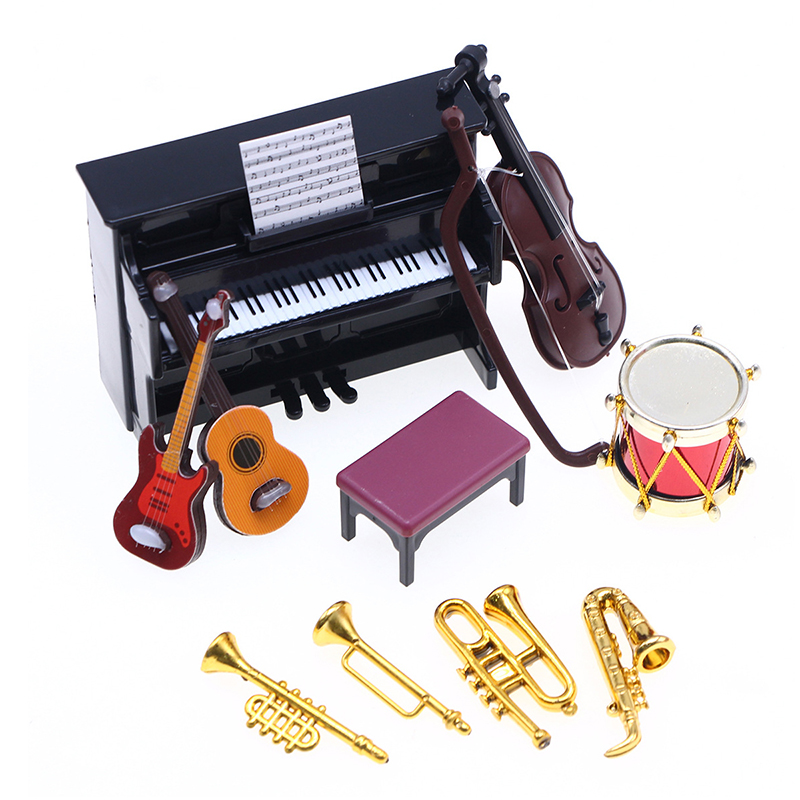 【M】1:12 Dollhouse Miniature Cl - Musical Instrument Names recension och pris