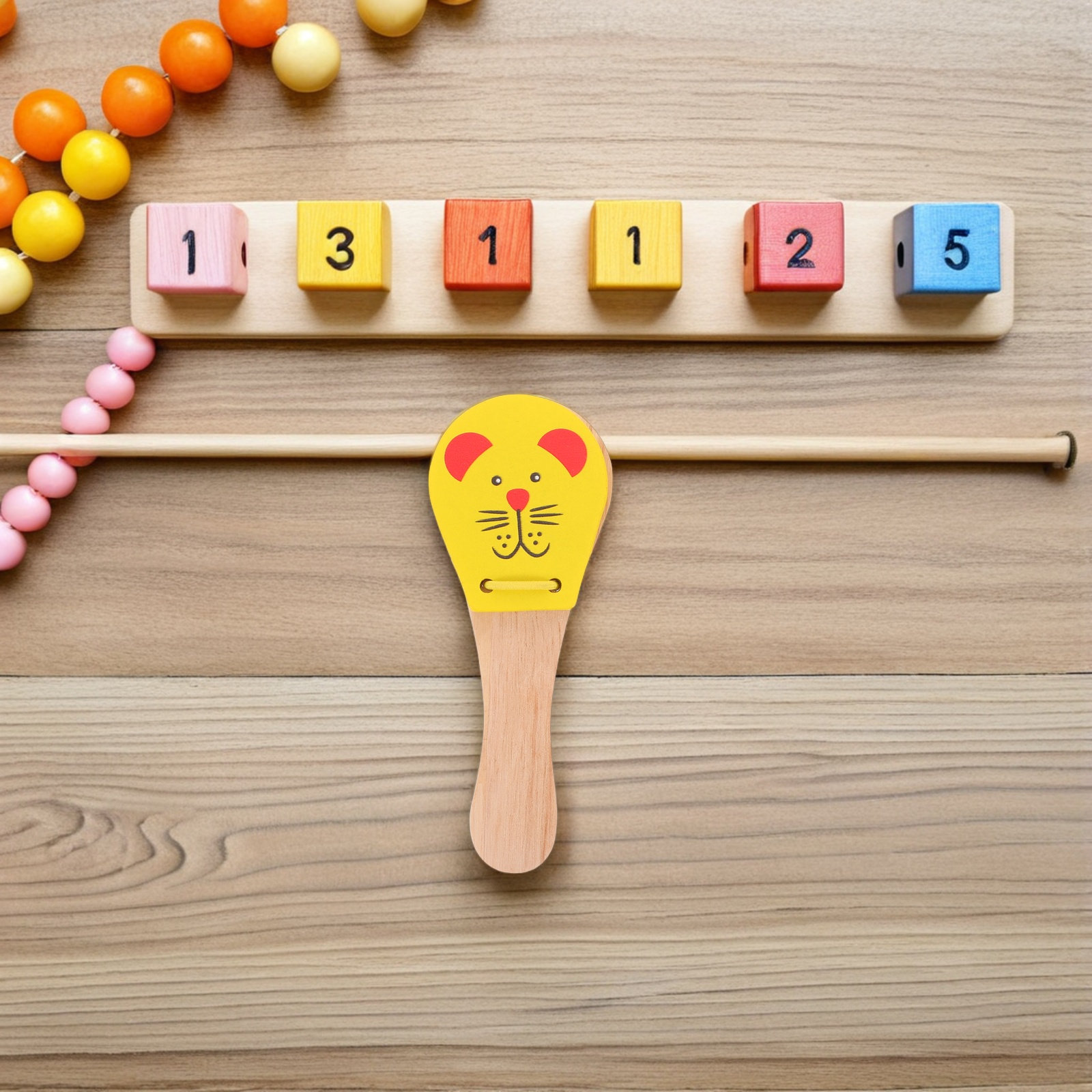 3Pcs Wooden Baby Percussion In - Musical Instrument For Toddlers recension och pris