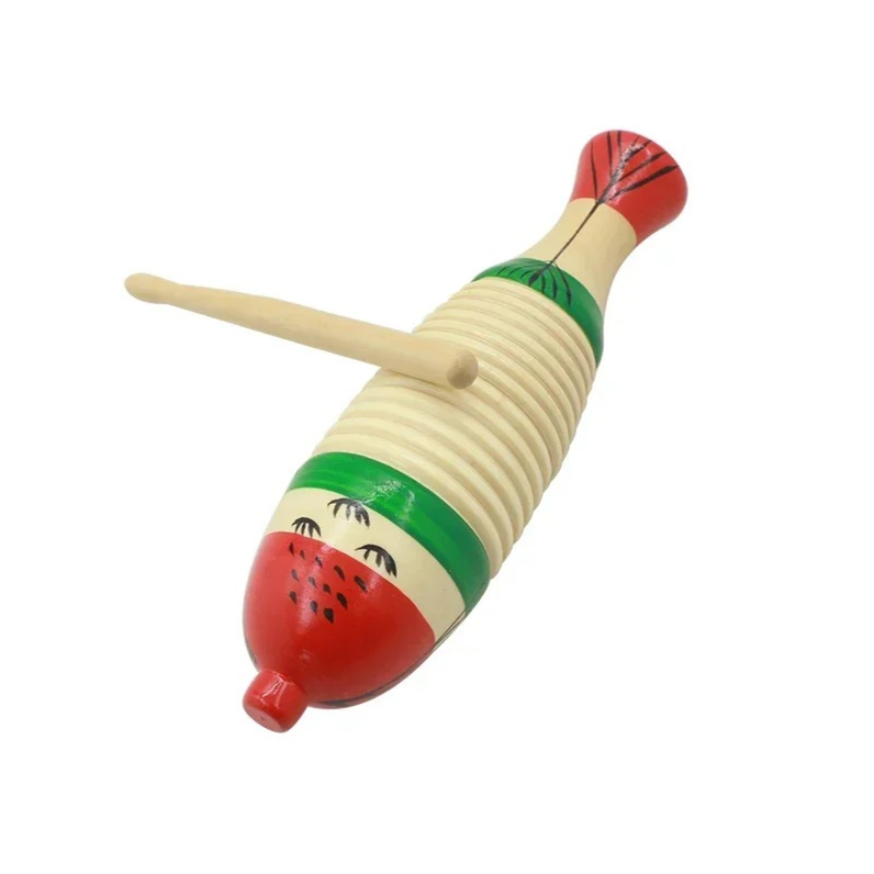 Wooden Fish Musical Orff Percu - Musical Instrument For Toddlers recension och pris