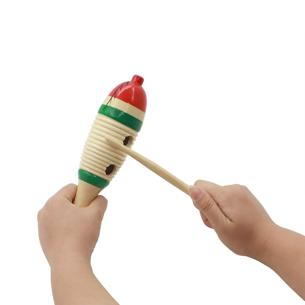Wooden Fish Musical Orff Percu - Musical Instrument For Toddlers recension och pris