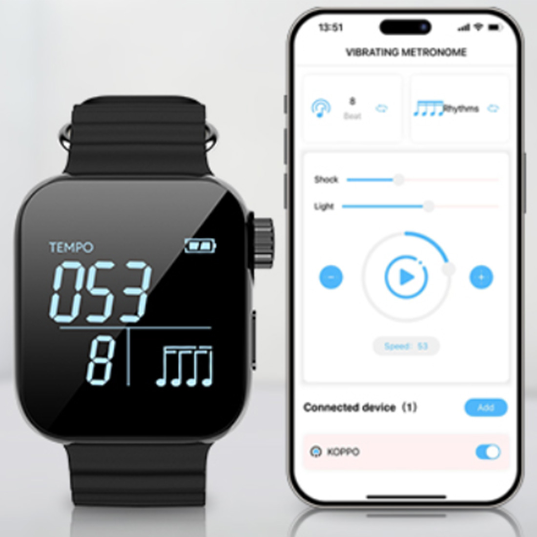 Wearable Vibrating Metronome 4 - Musical Instrument Names recension och pris