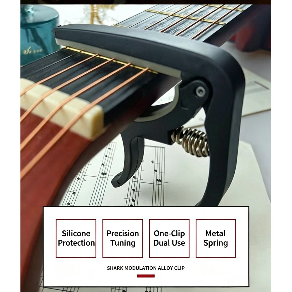 2 in 1 Guitar Capo with Bridge - Musical Instrument Note recension och pris