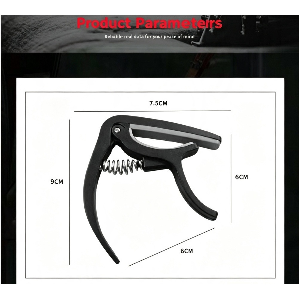 2 in 1 Guitar Capo with Bridge - Musical Instrument Note recension och pris