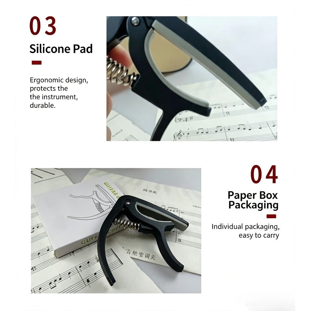2 in 1 Guitar Capo with Bridge - Musical Instrument Note recension och pris