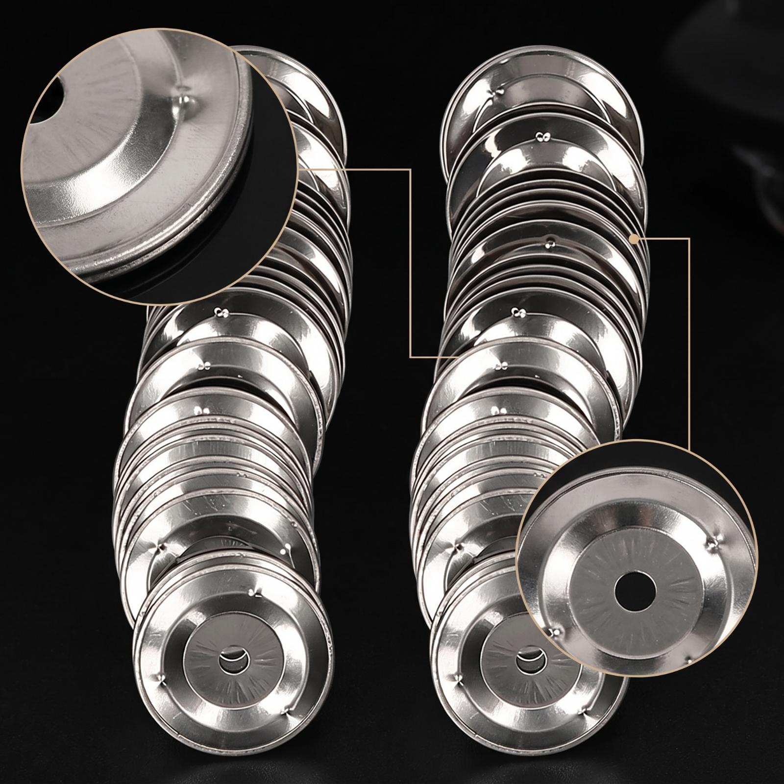 50pcs Steel Tambourine Bells R - Musical Instrument Repair recension och pris
