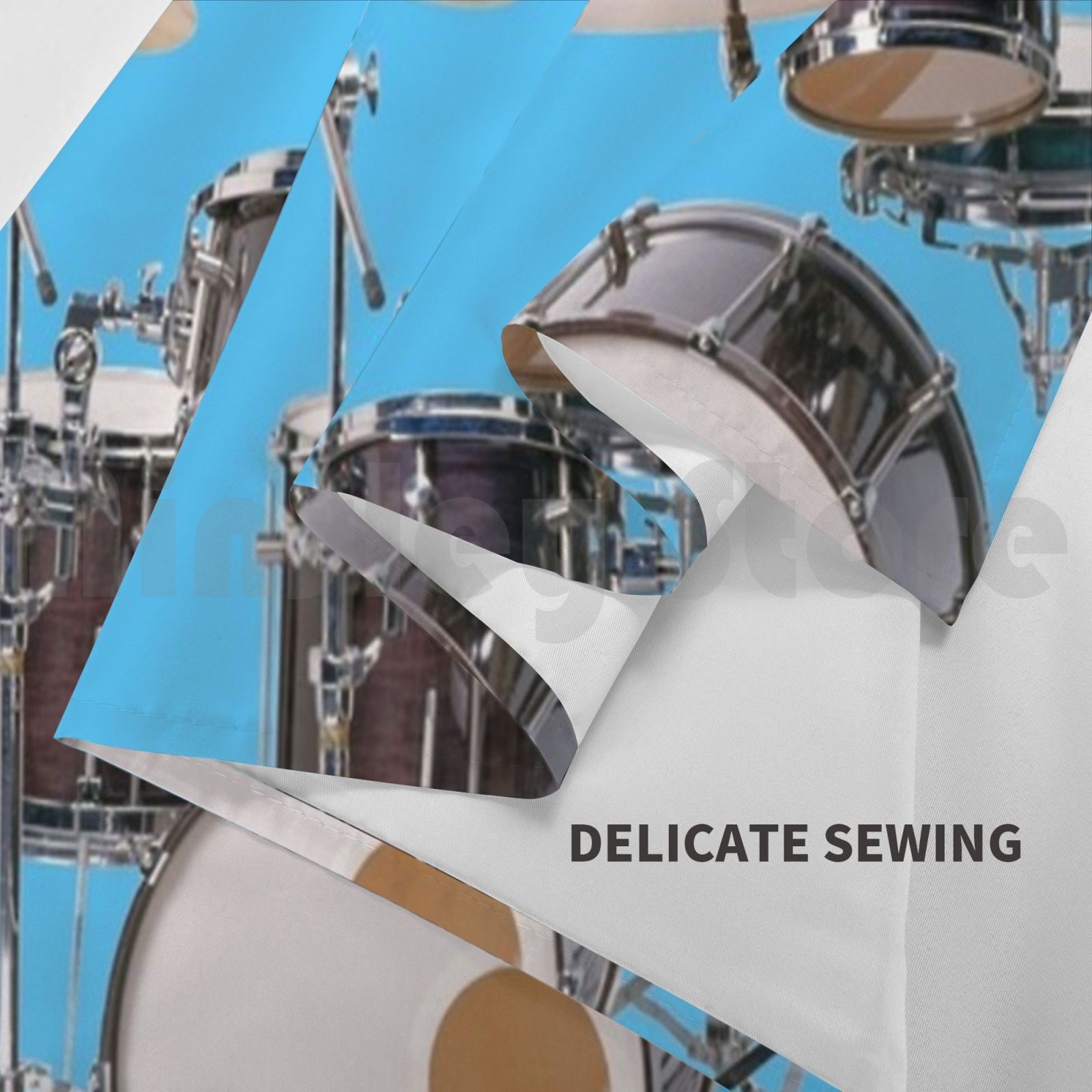 Drums Illustration Tapestry Li - Musical Instrument Images recension och pris