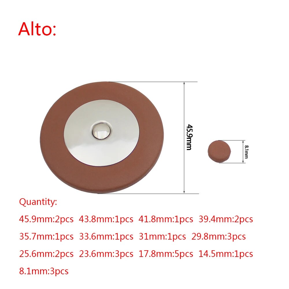 Saxophone Pads Universal Butto - Musical Instrument Repair recension och pris