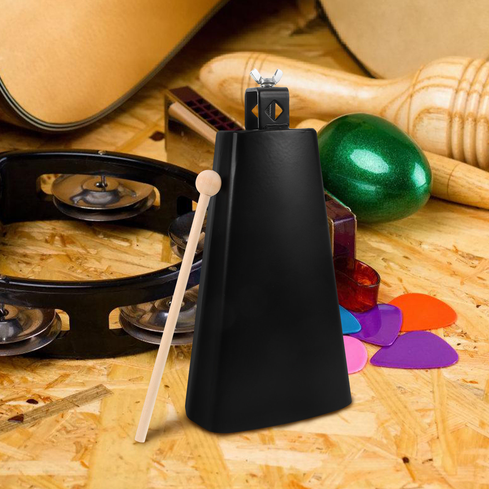 1Set Metal Cowbell Instrument  - Musical Instrument Band recension och pris