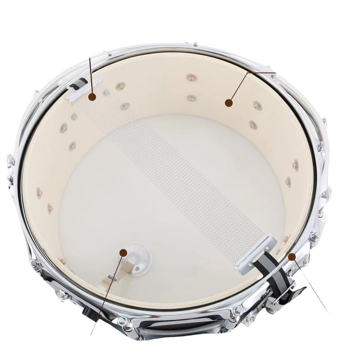 Wood‑grain Marching Drums Marc - Musical Instrument Band recension och pris
