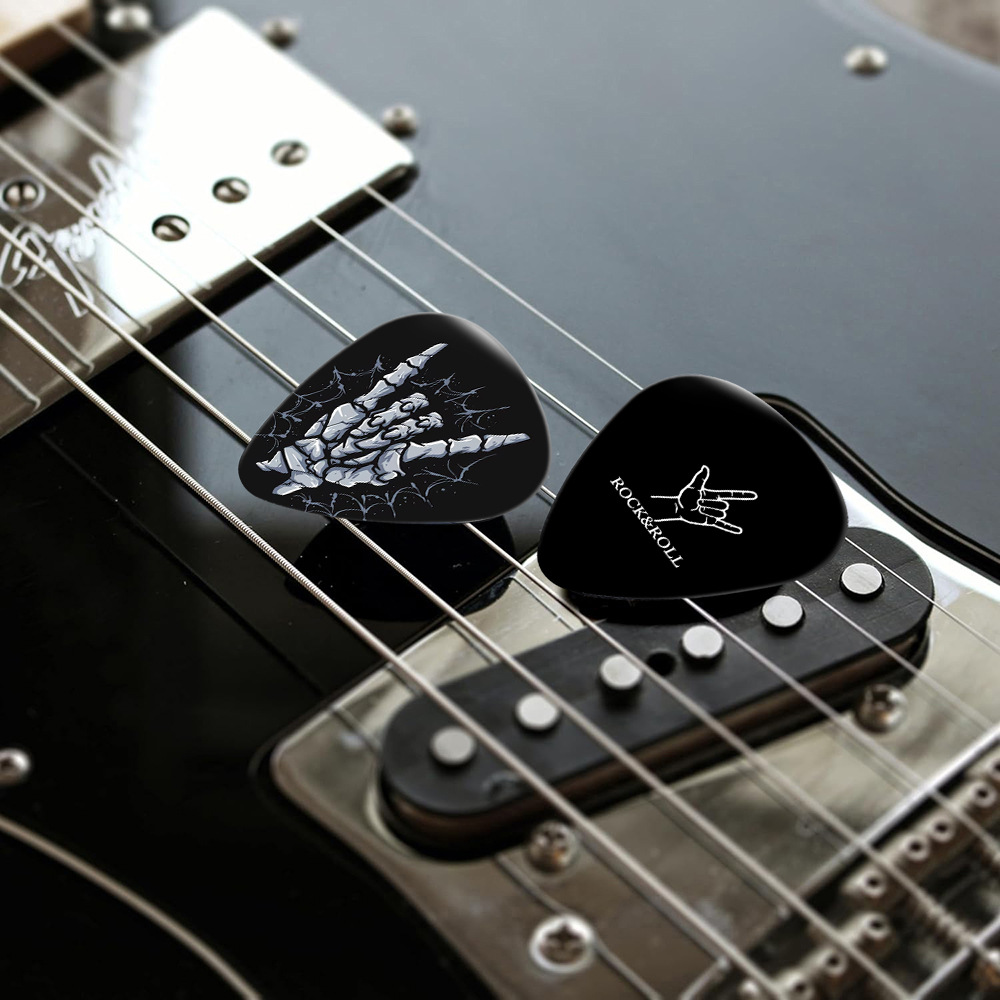 12 Pieces Guitar Picks 0.46mm  - Musical Instrument Note recension och pris