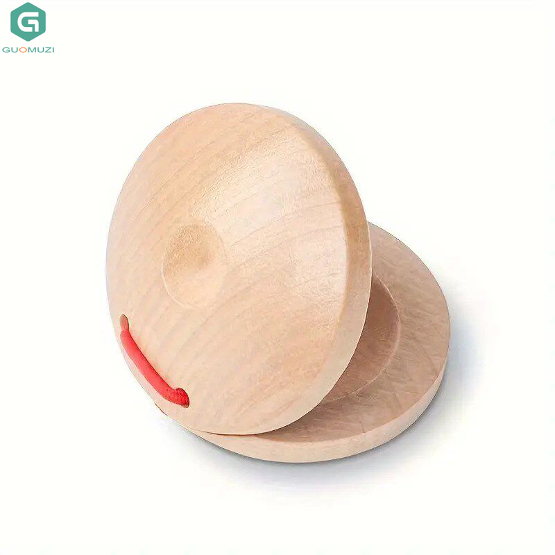 1PCS Castanets Wooden Castanet - Musical Instrument For Toddlers recension och pris