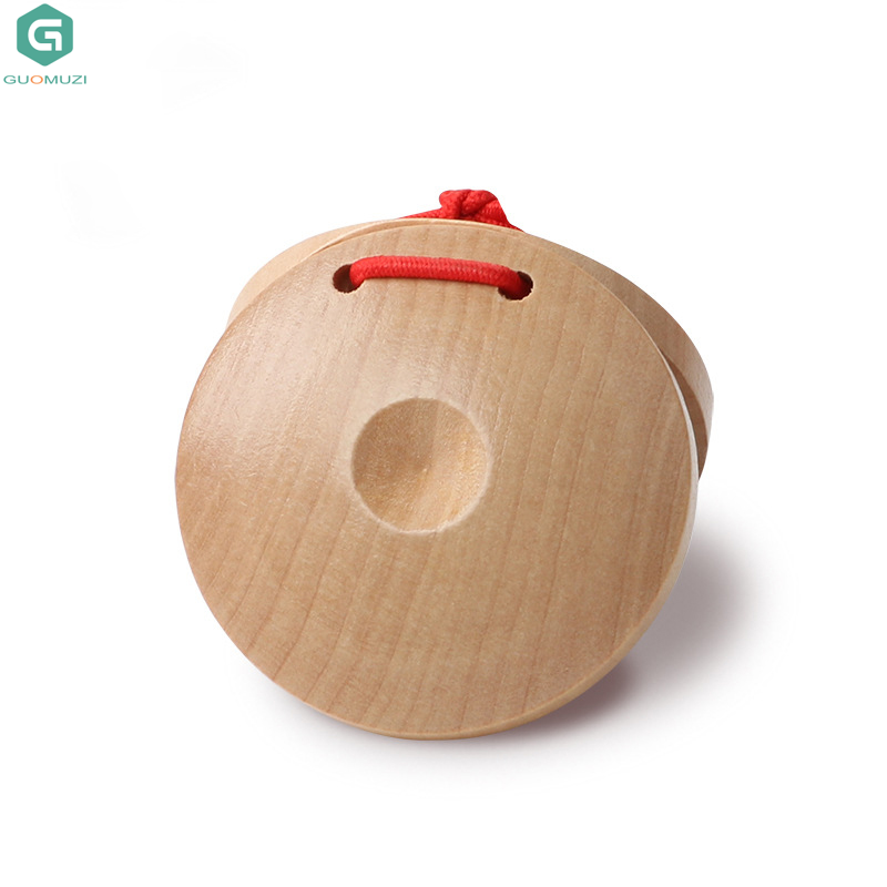 1PCS Castanets Wooden Castanet - Musical Instrument For Toddlers recension och pris