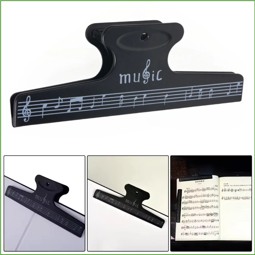 Sheet Music Clips Book Page No - Musical Instrument Names recension och pris