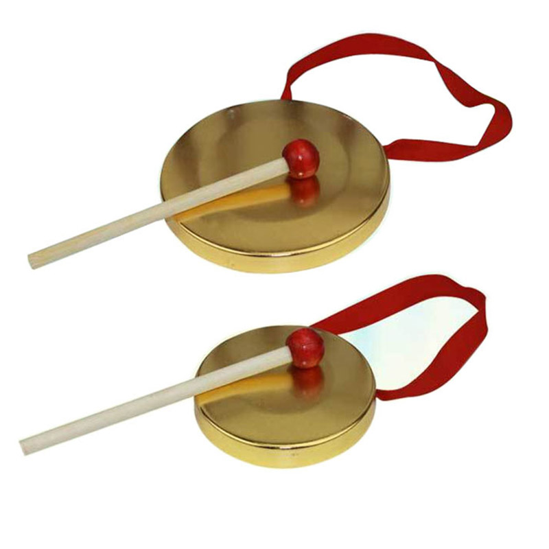1Pc Hand Gong with Wooden Stic - Musical Instrument For Toddlers recension och pris