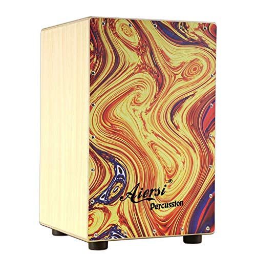 Colour Wood Hand Cajon Box Dru - Musical Instrument Band recension och pris